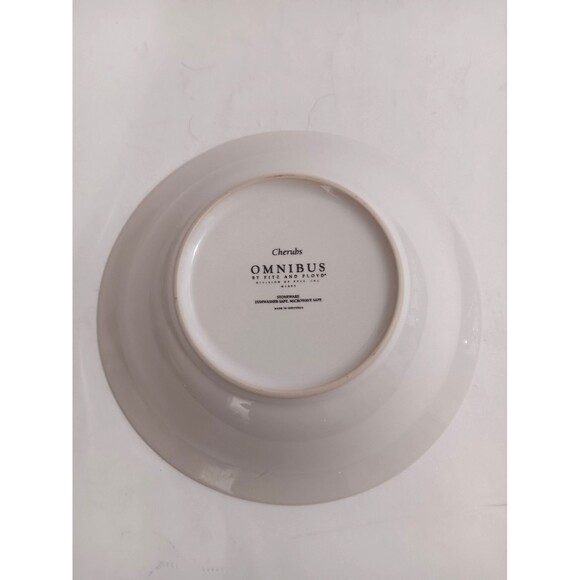 Fritz and Floyd 1995 Cherubs Omnibus Stonewear Bowl Made In Indonesia EUC - Picture 4 of 5